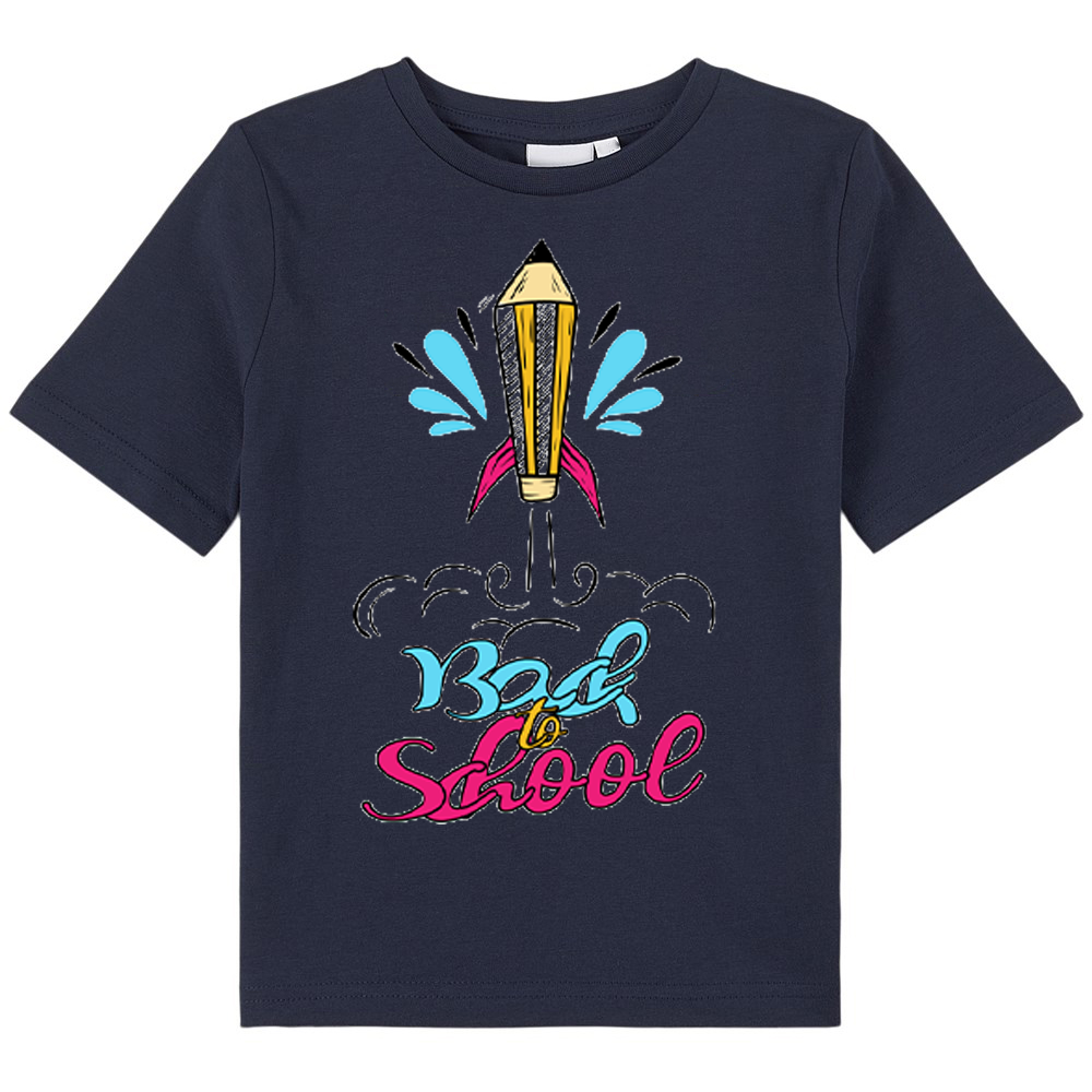 Pencil Rocket Back To School Kids T-Shirt