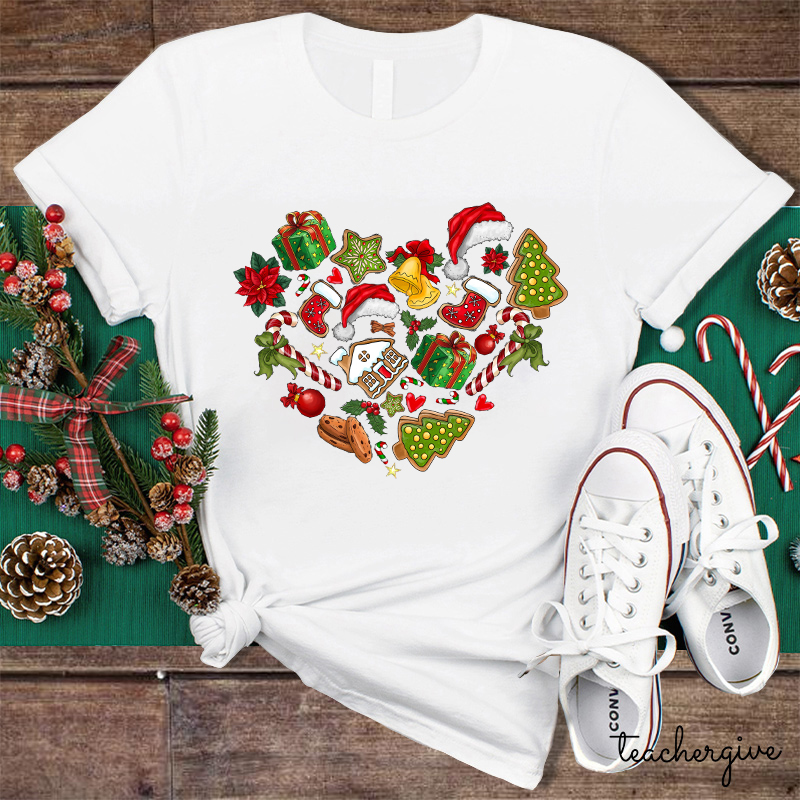 I Love Everything About Christmas Teacher T-Shirt