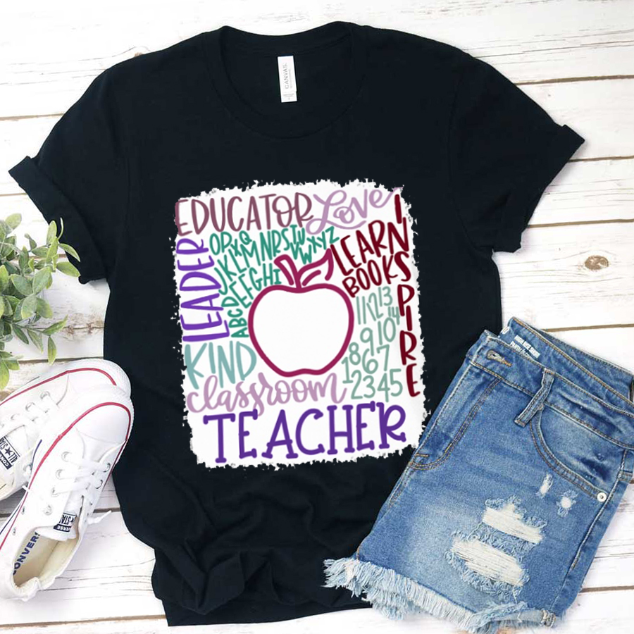 Teacher Love Apple Classroom T-Shirt