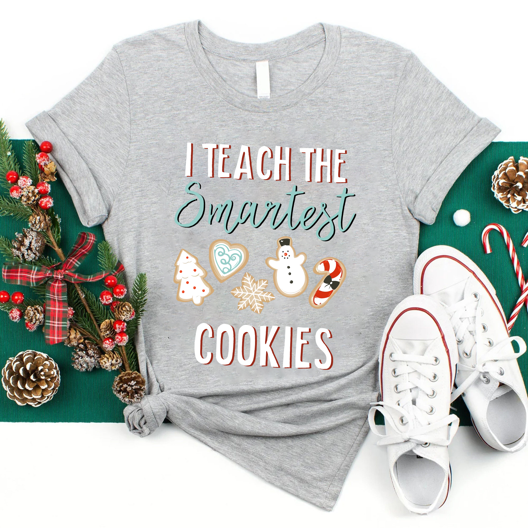 I Teach The Smartest Cookies Teacher T-Shirt