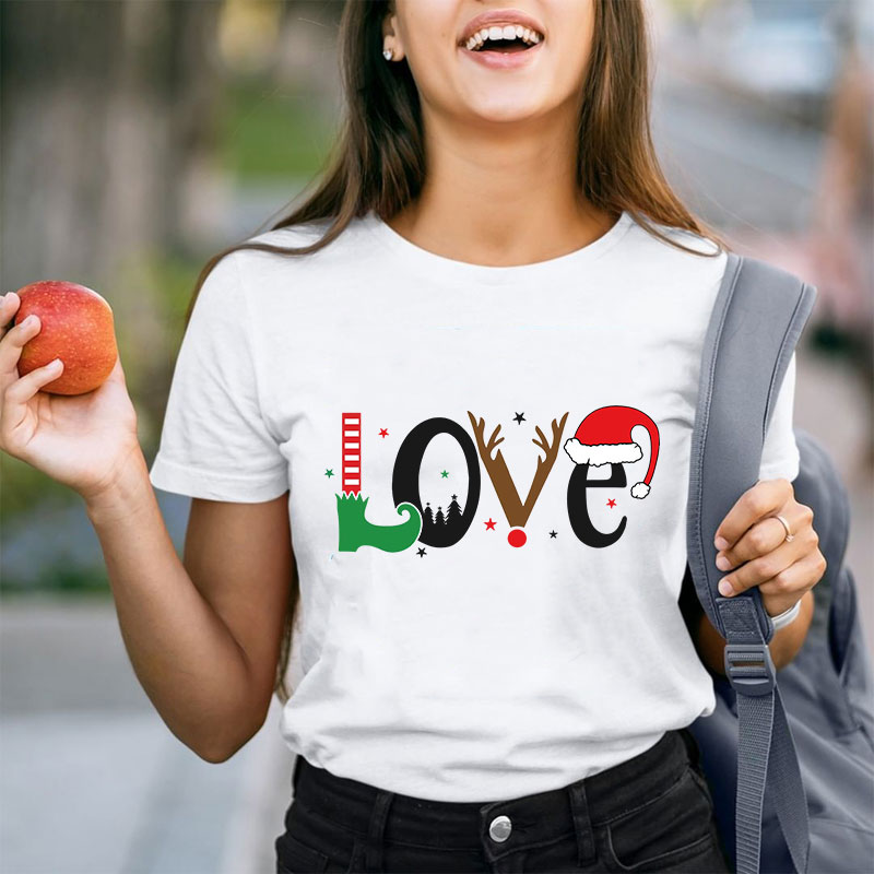 I Love Christmas Teacher T-Shirt