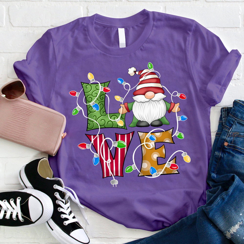 Love Gnomes Teacher T-Shirt