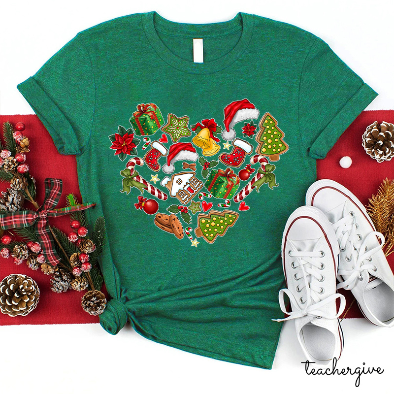 I Love Everything About Christmas Teacher T-Shirt