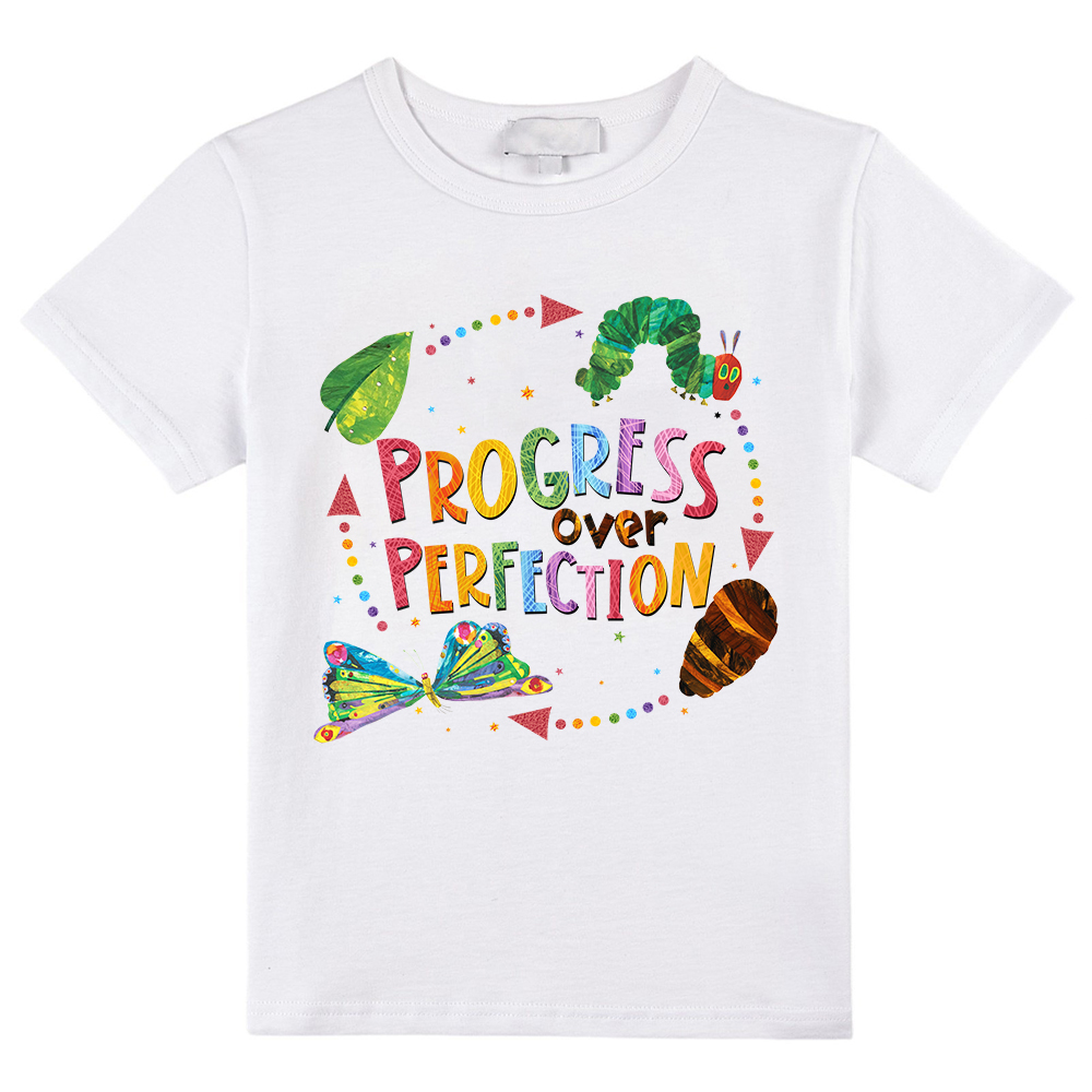 Progress Over Perfection Kids T-Shirt
