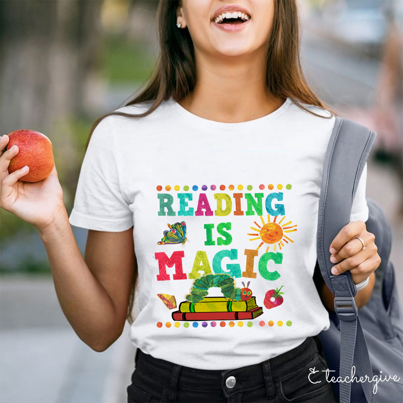 Reading Is Magic Teacher T-Shirt