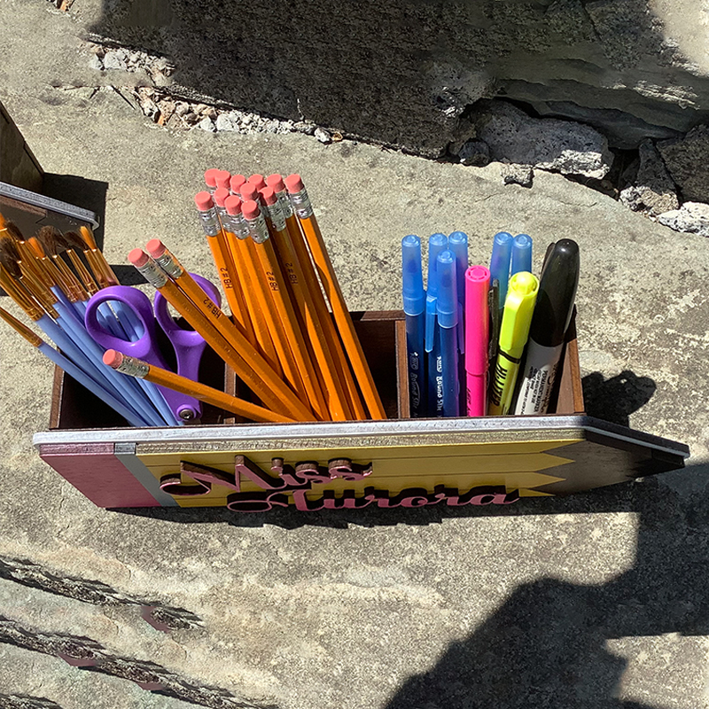 Personalized Name Desk Pencil Holder