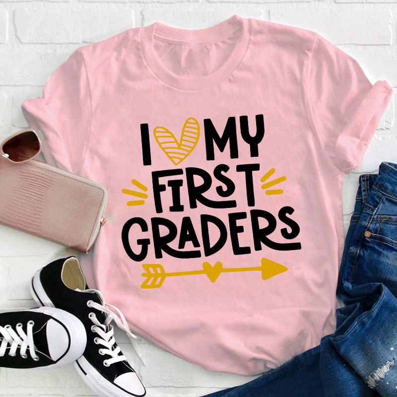 Personalized Grade I Love My Teacher T-Shirt