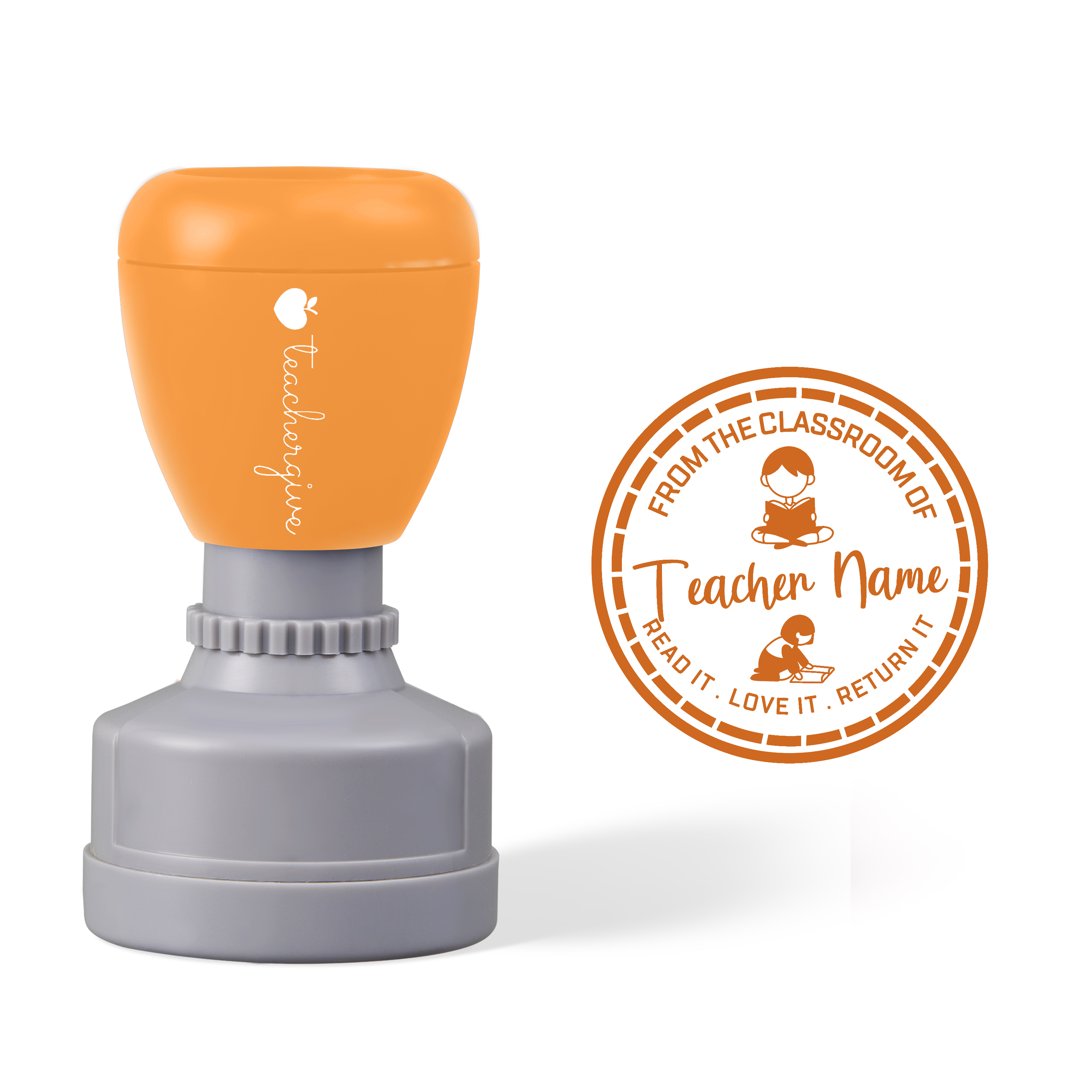 Personalized From The Classroom Reading Stamp