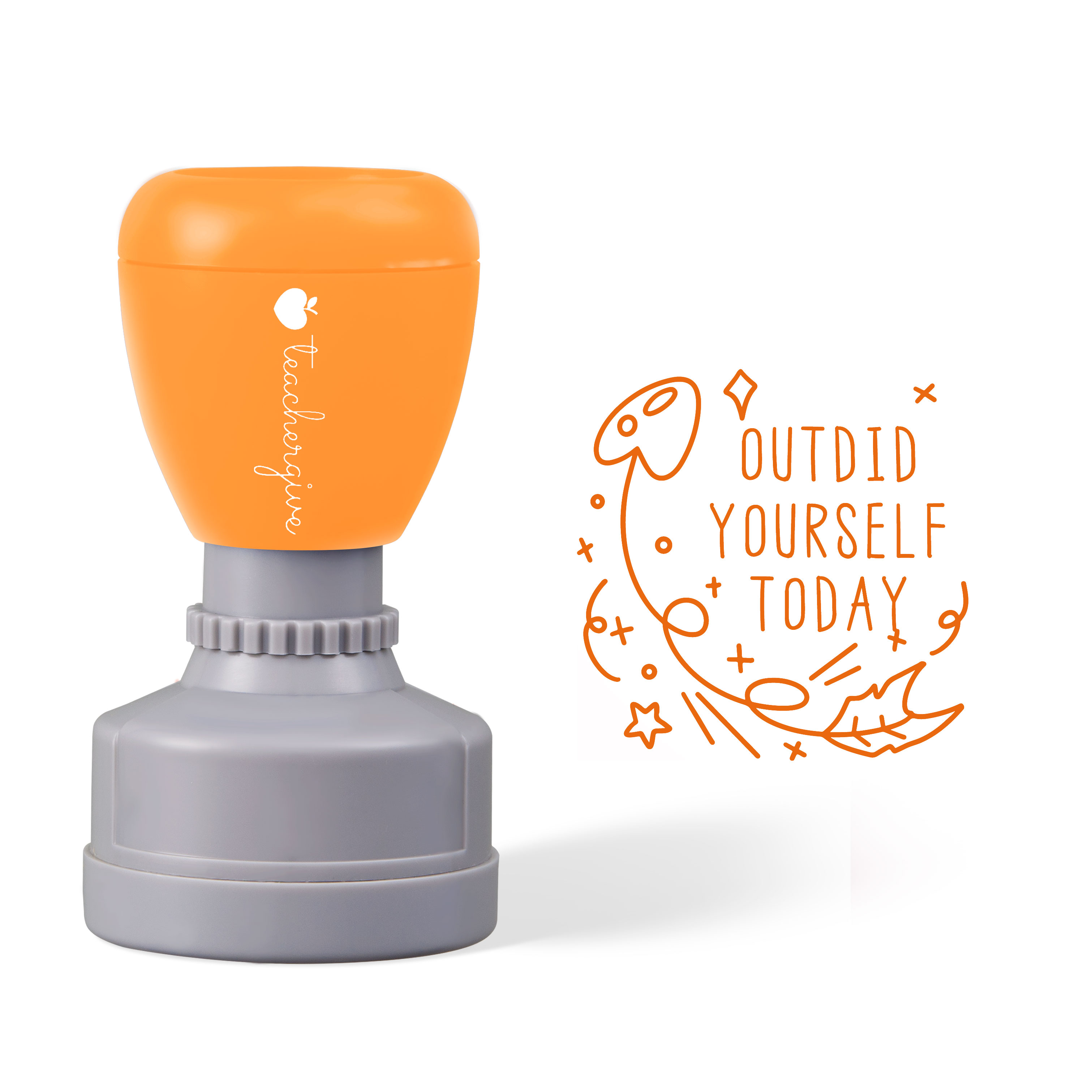 Outdid Yourself Today Stamp