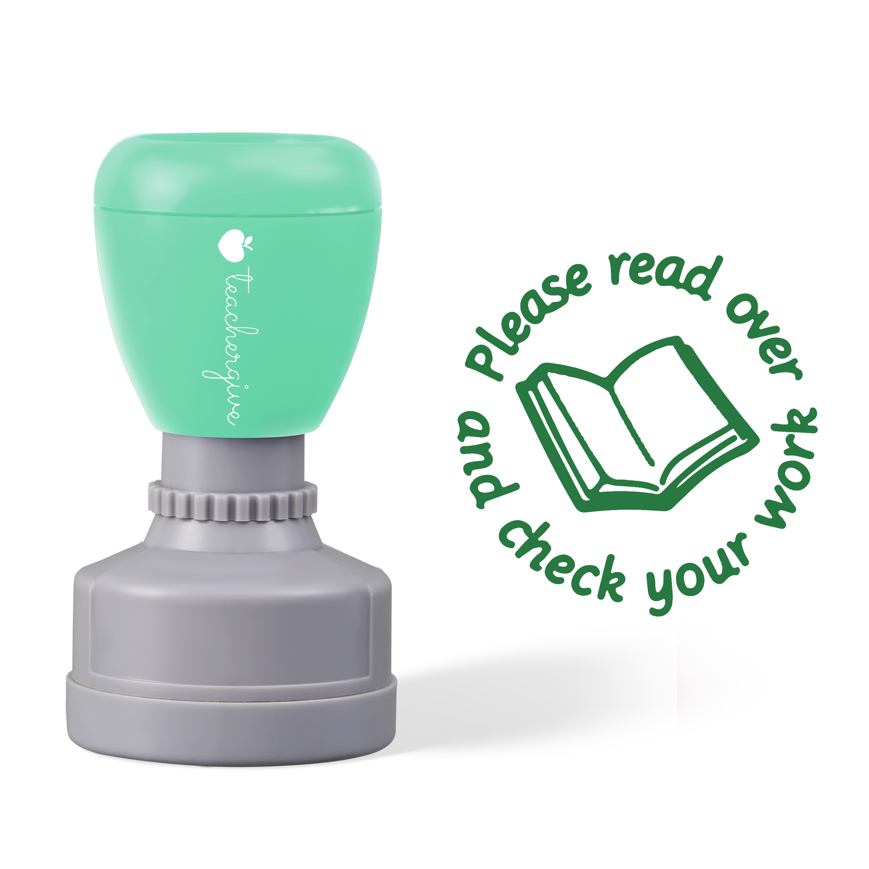 Please Read Over Stamp