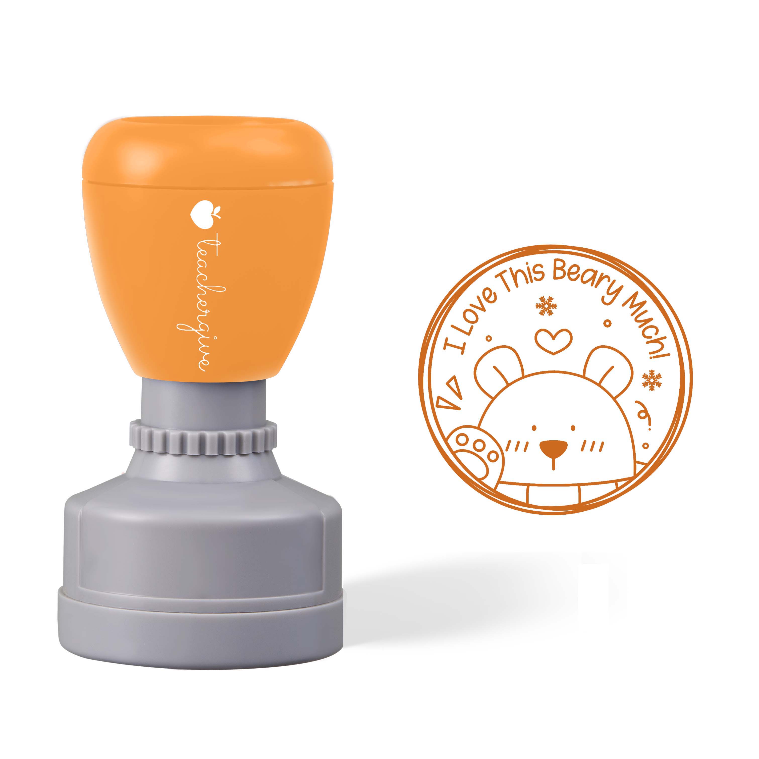 I Love This Beary Much Teacher Stamp