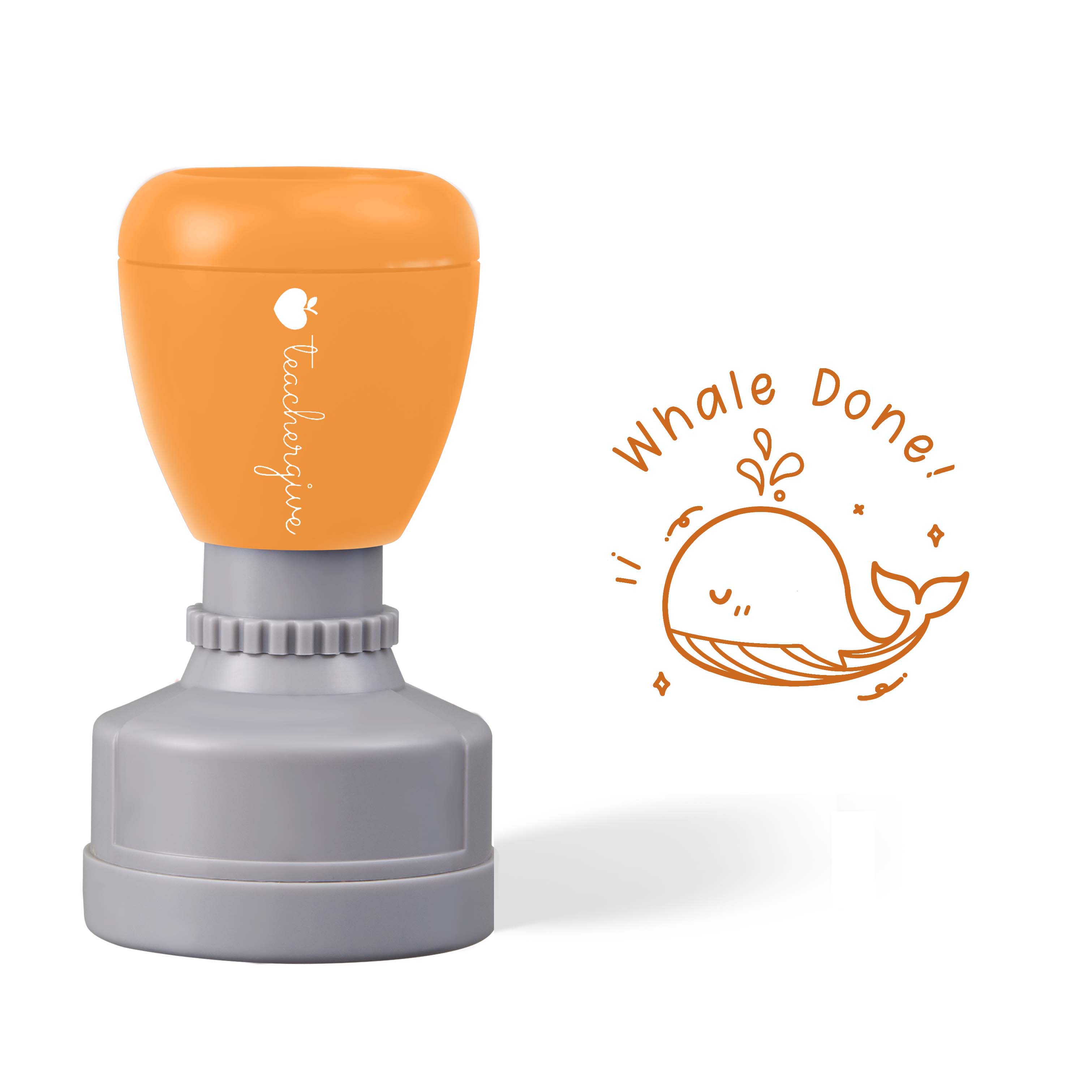 Whale Done Teacher Stamp