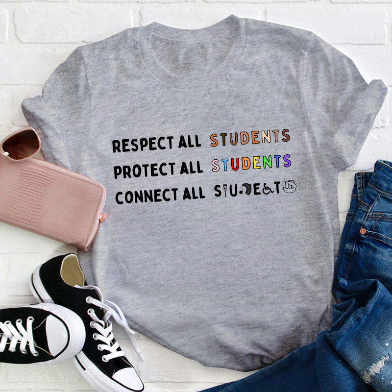 Connect All Students Teacher T-Shirt