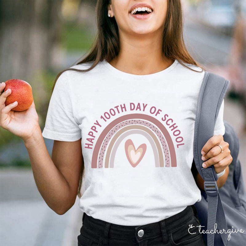 Happy 100th Day Of School Teacher T-Shirt