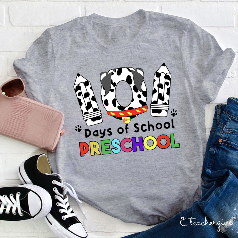 Personalized 101 Days Of School Teacher T-Shirt