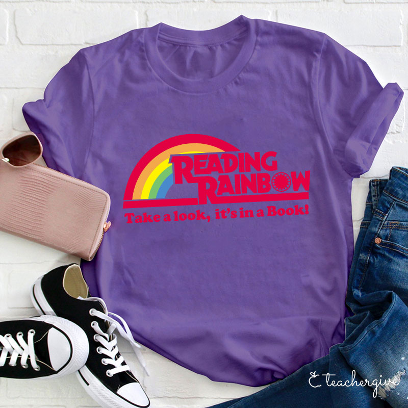 Take A Look It's In A Book Teacher T-Shirt