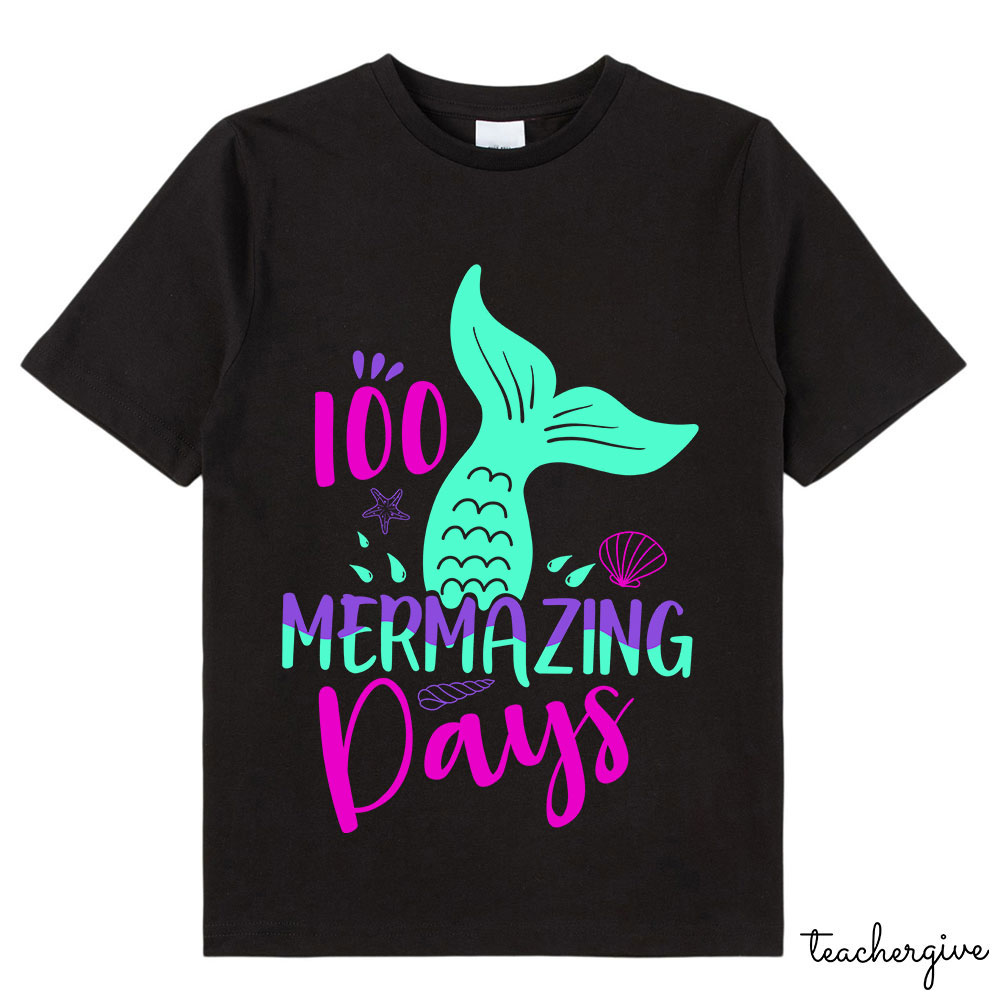 100 Mermazing Days Kids T-Shirt