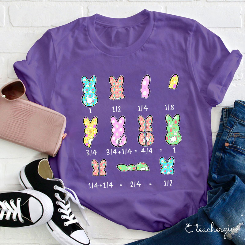 Bunny Calculation Teacher T-Shirt