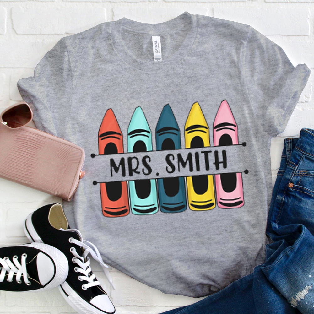 Personalized Straight Line T-Shirt