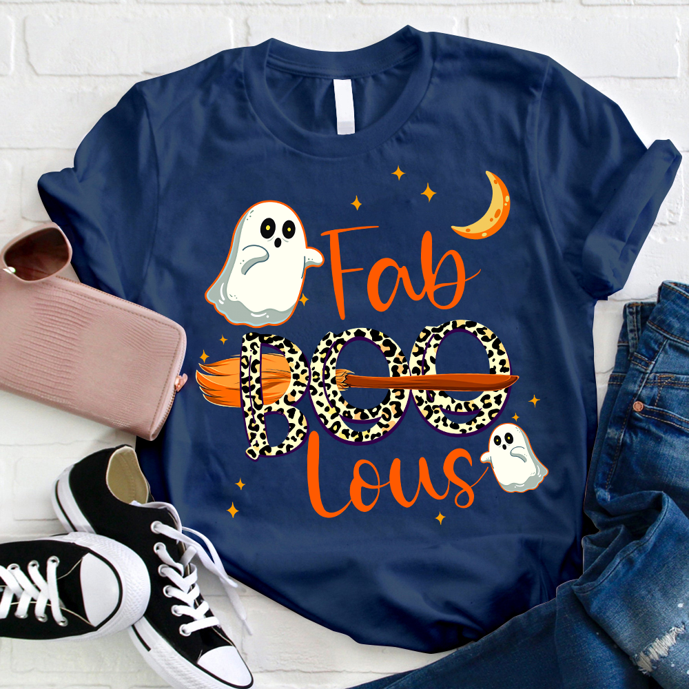 Fabboolous Night With Cute Ghost T-Shirt