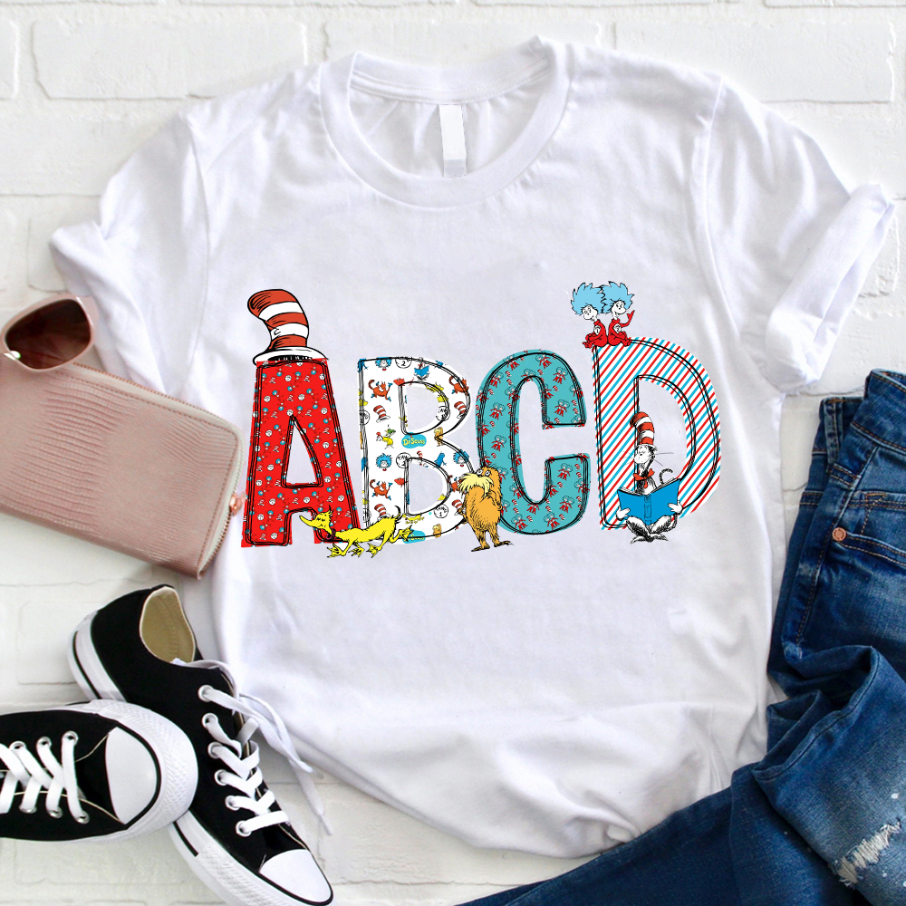 Letters With Rich Pattern T-Shirt