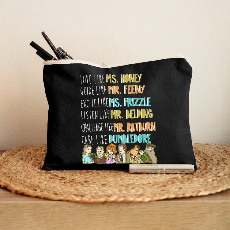 Like Teacher Makeup Bag