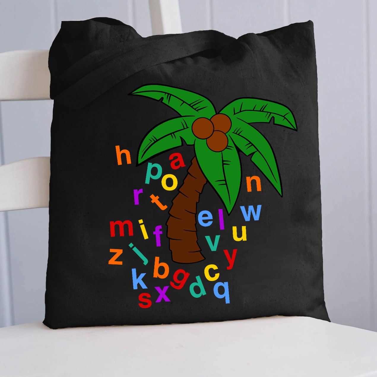 Chicka Chicka Boom Boom Tree Teacher Tote Bag