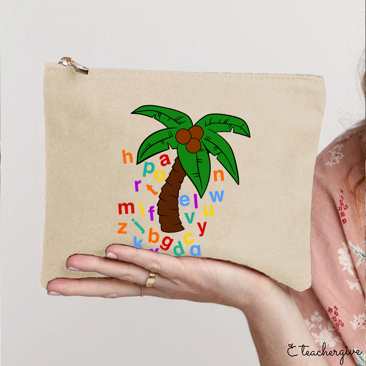 Chicka Chicka Boom Boom Tree Teacher Makeup Bag