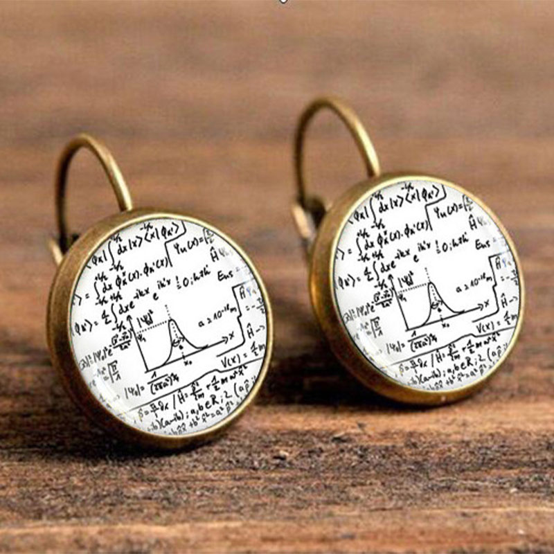 Work Out This Math Problem With Me Teacher Metal Earrings