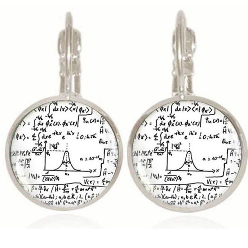 Work Out This Math Problem With Me Teacher Metal Earrings