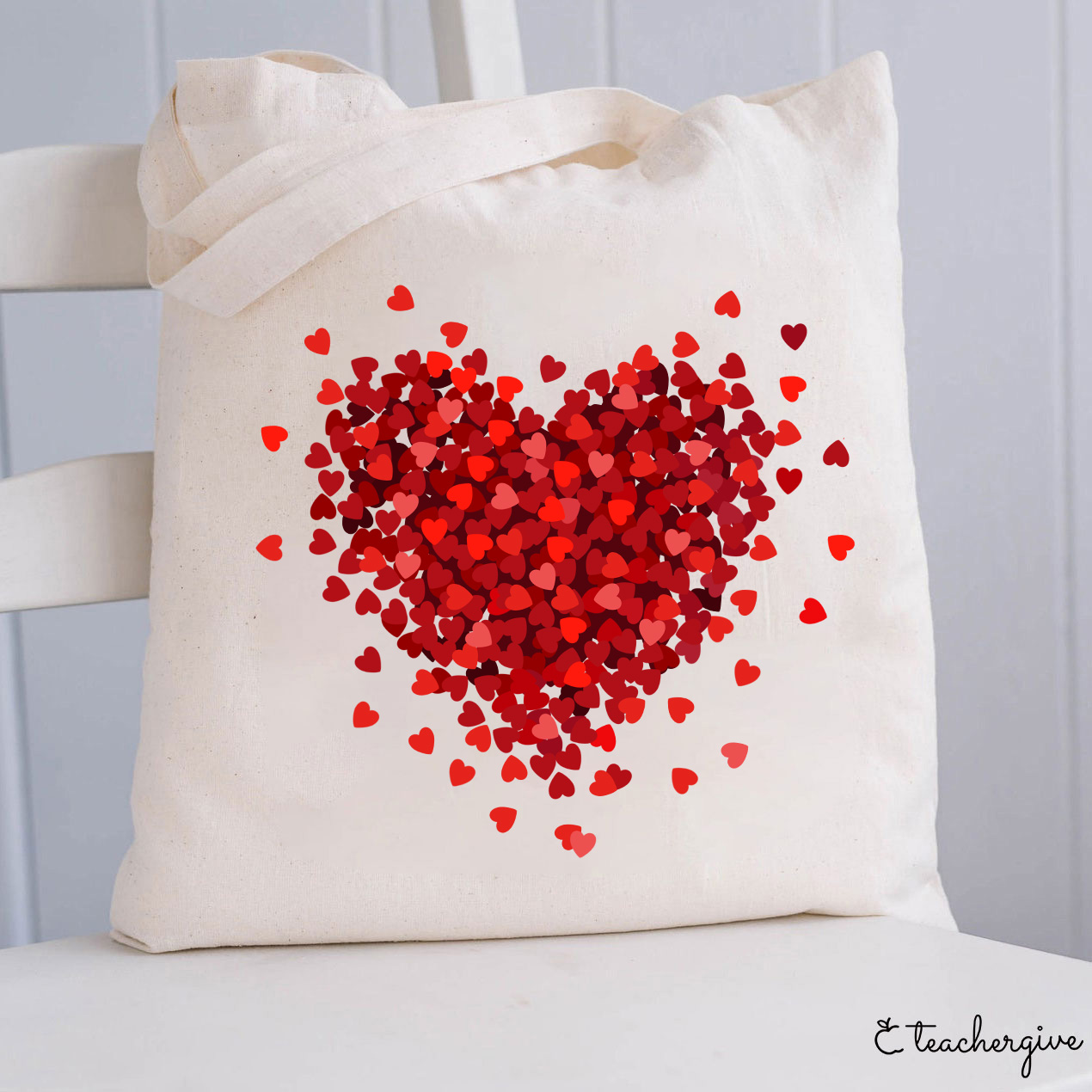 Let Love Fill Your Heart Teacher Tote Bag