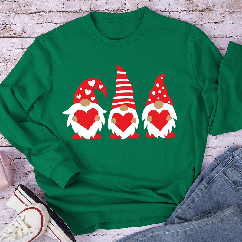 Three Love Gnomes Teacher Long Sleeve T-Shirt