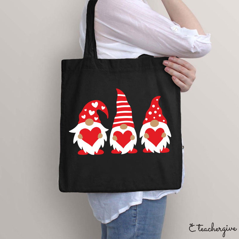Three Love Gnomes Teacher Tote Bag