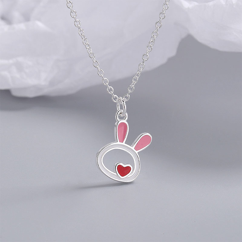 Cute Little Rabbit Teacher Necklace