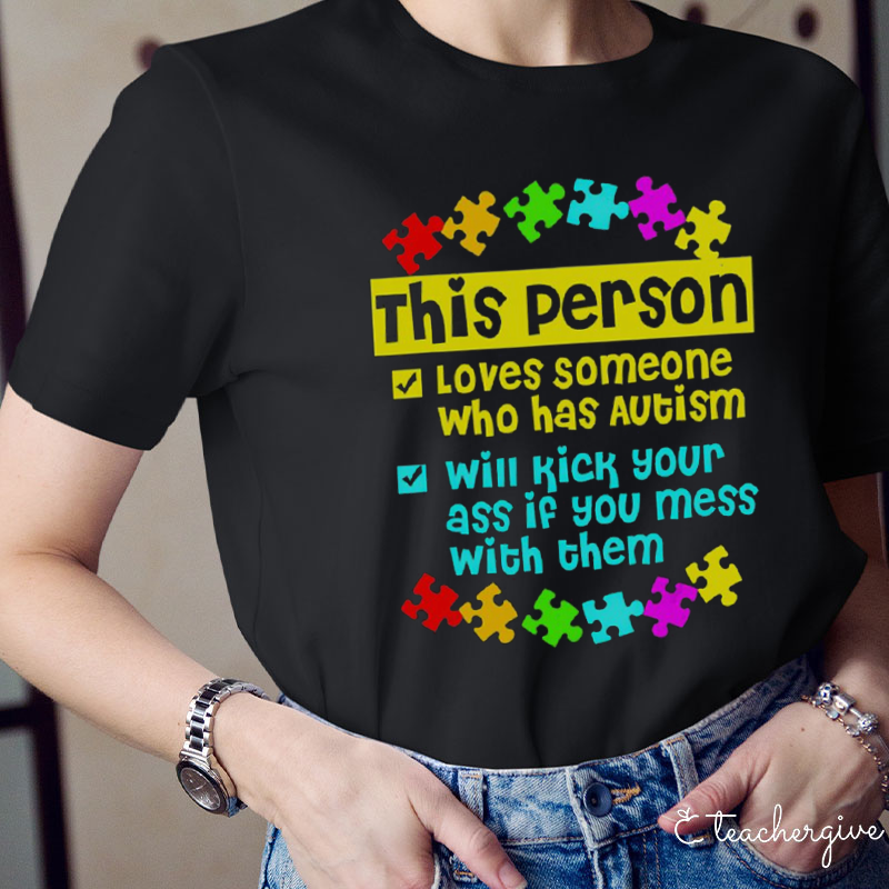 Checkboxes This Person Teacher T-Shirt