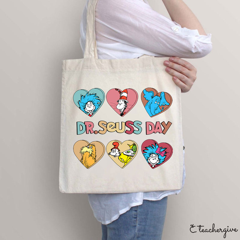 Dr. Seuss Day Teacher Tote Bag