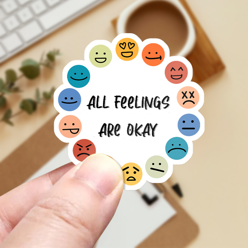 All Feelings Are Okay Teacher Stickers