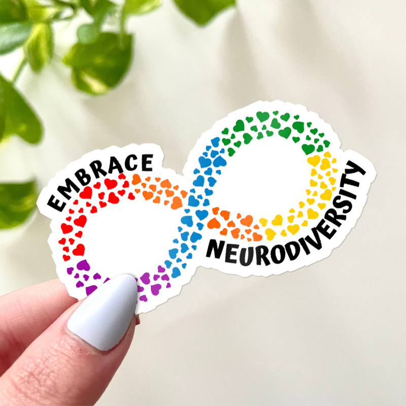Embrace Neurodiversity Teacher Stickers
