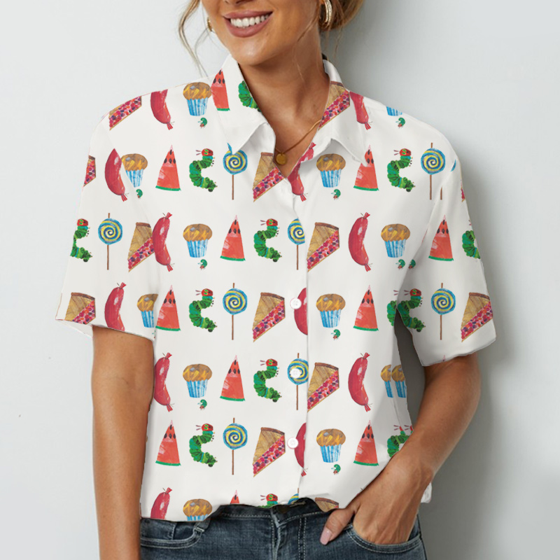 Sunday He Ate Through Them All Teacher Short Sleeve Shirt