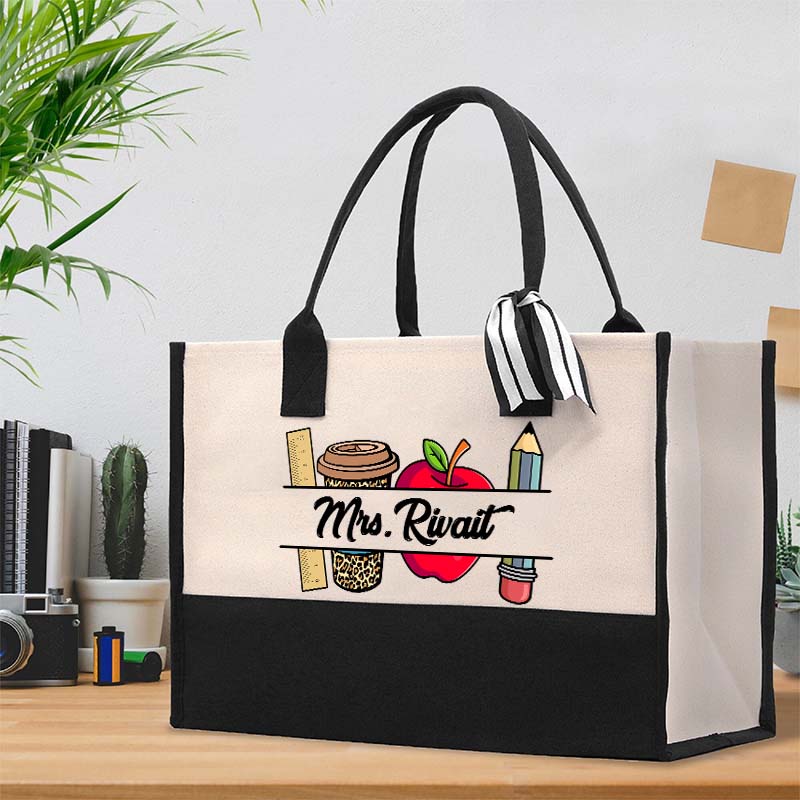 Personalized Teacher Bag Teacher Appreciation Gift – Giftsparkes