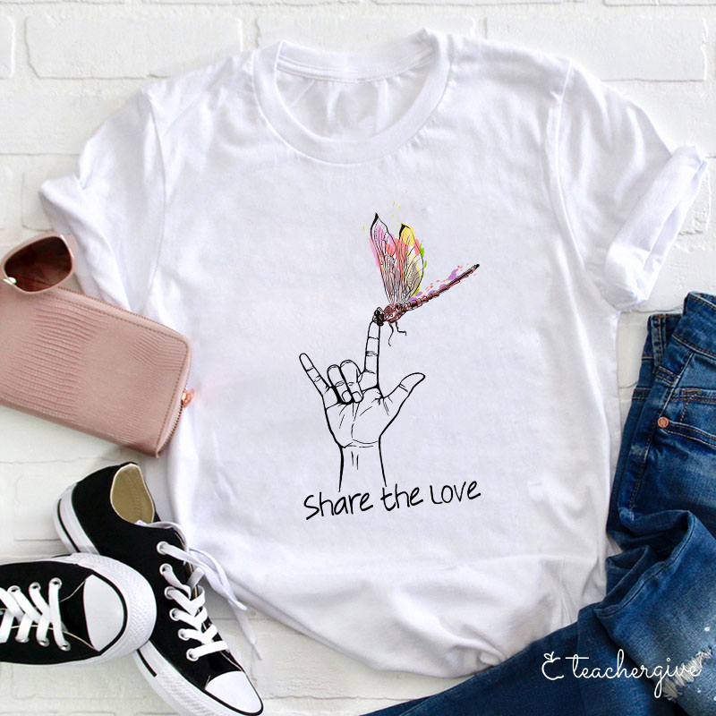 Share The Love Teacher T-Shirt