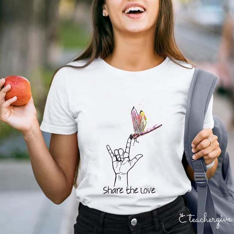 Share The Love Teacher T-Shirt