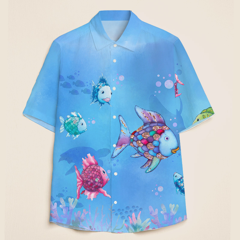 Rainbow Fish Teacher Short Sleeve Shirt