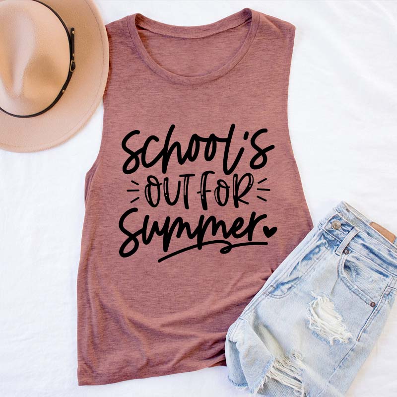 School's Out For Summer Teacher Tank Top