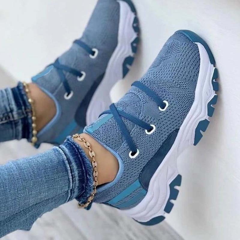 Round Head Thick Base Casual Women Shoes