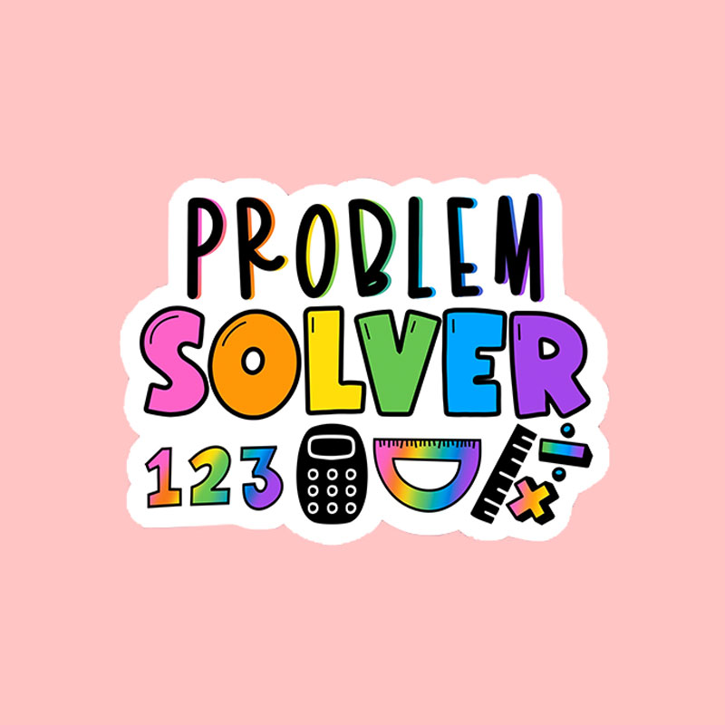 Problem Solver Teacher Stickers