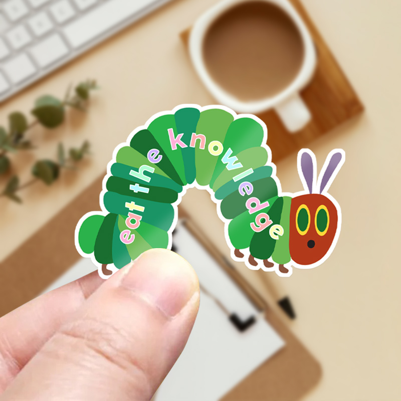 Eat The Knowlege Teacher Stickers