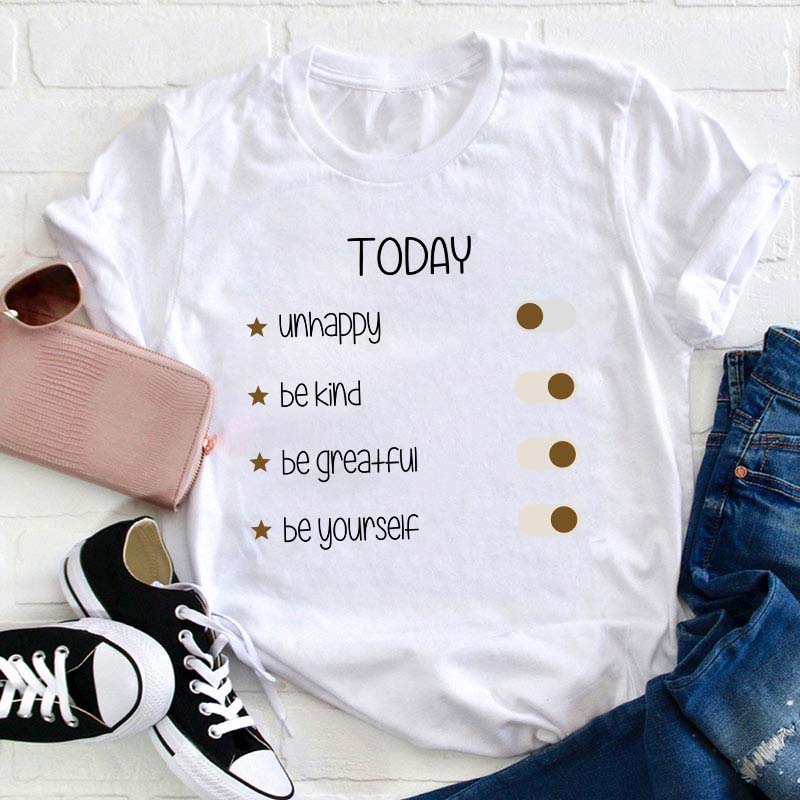 Today List Teacher T-Shirt