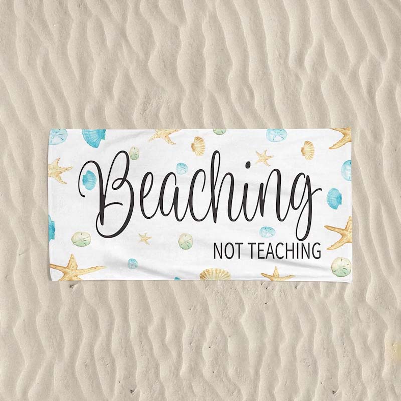 Starfish Shell Teacher Beach Towel