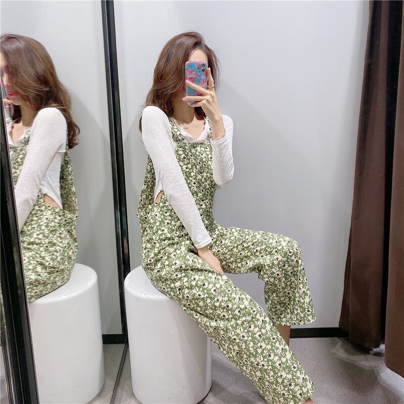 Floral Printed Casual Jumpsuit